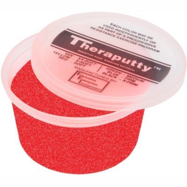 Fabrication Enterprises TheraPutty® Sparkle Exercise Putty, Red, Light, 1 Pound 319862